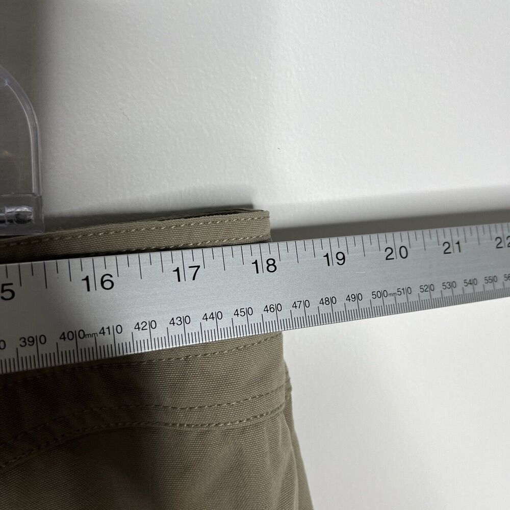 Prana Pants Mens XL Belted Outdoor Hiking Canvas Tan Pockets‎ Gorpcore - Picture 9 of 12